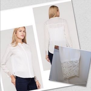 Lace Sleeves Blouse.